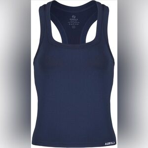 Aurola Navy Blue Workout Tank Top. Like New. Size small.